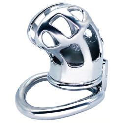 CockLock Cage de chasteté en métal Royal Steel 7 x 3cm